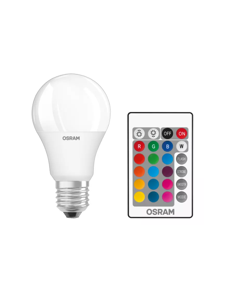 Лампочка Osram 4058075430754 Retrofit E27 9.4W 2700K 806Lm IP20 з пультом цена