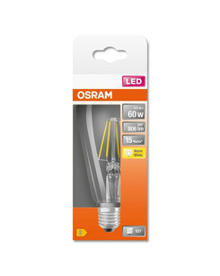 Лампочка Osram 4058075434400 E27 6.5W 2700K 806Lm IP20 Filament  опис