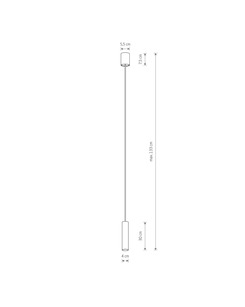 Подвесной светильник Nowodvorski 10772 Fourty M GU10 1x10W IP20 Brass  характеристики