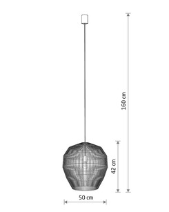 Подвесной светильник, люстра Nowodvorski 11167 Haiti M E27 1x25W IP20 Черный  характеристики