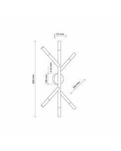 Светильник TK Lighting 4525 Noble G9 6x6W IP20  купить