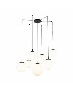 Підвісний світильник TK Lighting 4794 Esme E27 7x15W IP20 Bk  відгуки