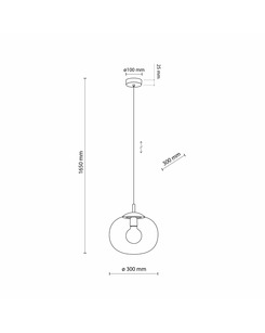 Підвісний світильник TK Lighting 4837 Vibe E27 1x15W IP20 Bk  відгуки