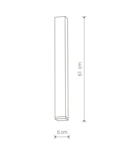 5711 Светильник Nowodvorski BRYCE GRAPHITE L PL  описание