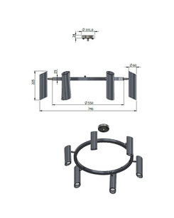 Люстра Pikart 32648-2 GU10 6x60W IP20 Brass  купить