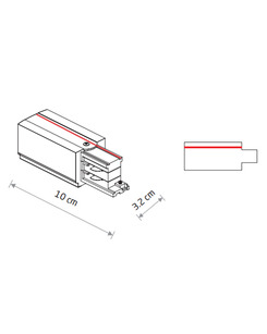 Соединитель Nowodvorski 8232 Ctls Power End Cap Left Wh  отзывы