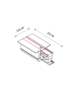 Соединитель Nowodvorski 8234 Ctls Recessed Power End Cap, Left IP20 Wh  отзывы