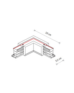 Соединитель Nowodvorski 8705 Ctls Power L Connector Wh  отзывы