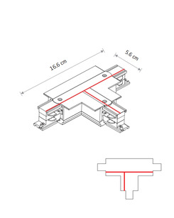 Соединитель Nowodvorski 8245 Ctls Recessed Power T Connector Right 1 T-r1 IP20 Wh  отзывы