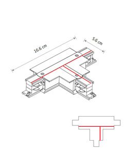 Соединитель Nowodvorski 8238 Ctls Recessed Power T Connector, Left 2 T-l2 IP20 Wh  отзывы