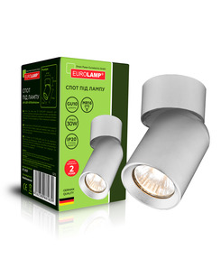 Спот Eurolamp LH1-LED-GU10(white)new LH1 GU10 1x30W IP20 Wh ціна