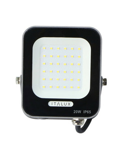 Уличный светильник Italux FD-27253-20W світильник Led 1x20W 4000K 1800Lm  IP65 Bk