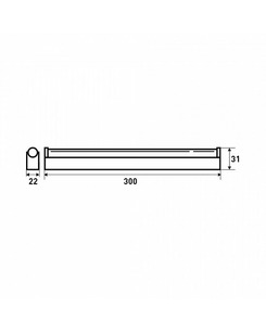 Стельовий світильник Eurolamp LED-FX(T5)-6/4 Led 1x6W 4000K 420Lm IP44 Wh  відгуки