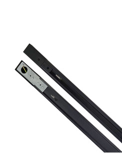 Шинопровод 1-фазный накладной Eurolamp TR-1000(black) 1m IP20 Bk цена