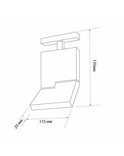 Магнітний світильник LED MTL-G 3046 12W 4000K 26BK (00000006947)  характеристики