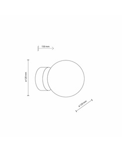 Бра Tk Lighting 10256 Estera G9 1x8W IP20 Brown  купити