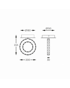 Светильник Zuma Line MX3713-1-3GT Girona Led 1x10W 3000K 1100Lm IP20 Gold  отзывы