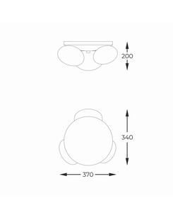 Стельовий світильник Zuma Line 1190 Omi G9 3x5W IP20 Bk  опис