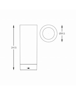 Настольная лампа Zuma Line 1002 Esterno Led 1x1.2W 2700K 100Lm IP20 Bk  описание