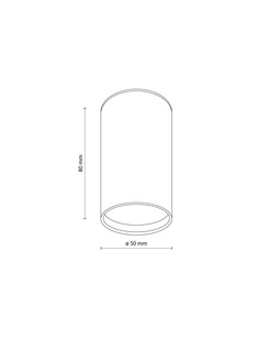 Точковий світильник TK Lighting 5736 Top GU10 1x10W IP20 Gold  купити