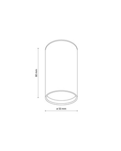 Точечный светильник TK Lighting 5764 Top GU10 1x10W IP20 Bk  отзывы