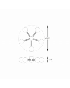 Люстра Zuma Line C0583-05C-2GHF Mida G9 1x6W IP20  описание