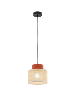 Підвісний світильник Tk Lighting 3139 Duo Juta E27 1x15W IP20 Beige  опис