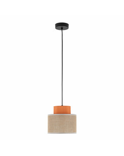 Підвісний світильник Tk Lighting 3255 Duo Juta E27 1x15W IP20 Beige ціна