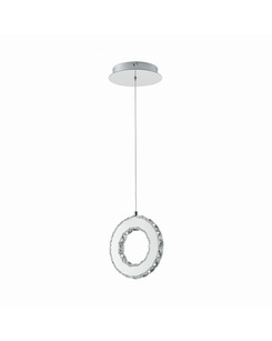 Подвесной светильник Zuma Line MD3713-1-3CT Girona Led 1x10W 3000K 1100Lm IP20 Chrome цена