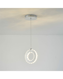 Підвісний світильник Zuma Line MD3713-1-3CT Girona Led 1x10W 3000K 1100Lm IP20 Chrome  купити