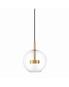 Подвесной светильник Zuma Line P0428-01J-L4AC Enceladus Led 1x5W 3000K 500Lm IP20 Gold  описание