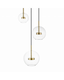 Подвесной светильник Zuma Line P0428-03L-L4AC Enceladus Led 3x5W 3000K 1500Lm IP20 Gold  отзывы