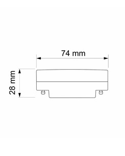 Лампа Goldlux 327062 Led GX53 1x6W 3000K 660Lm Wh  описание