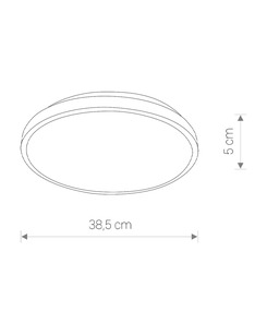 Світильник Nowodvorski 10972 Agnes Round Pro Led 1x22W 4000K 1300Lm IP44 Bk  опис