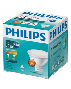 Лампа Philips ESS Led GU5.3 5W 400Lm 2700K (929001844508) цена