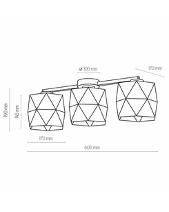 Люстра TK Lighting 3247 Siro white  характеристики
