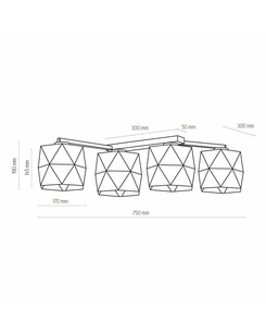 Люстра TK Lighting 3249 Siro white  характеристики