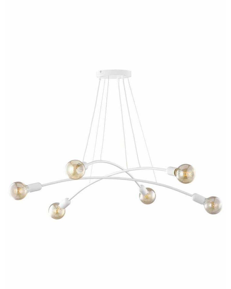 Люстра TK lighting 6144 Helix white Фото 0 Люстра TK lighting 6144 Helix white цена