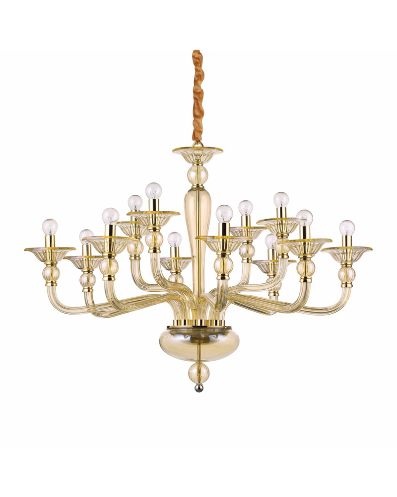 Люстра подвесная Ideal Lux Danieli sp12 ambra 221373 цена