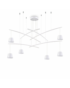 Люстра подвесная Ideal Lux Fish sp6 bianco 196985 цена