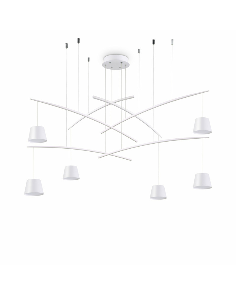 Люстра подвесная Ideal Lux Fish sp6 bianco 196985 Фото 0 Люстра подвесная Ideal Lux Fish sp6 bianco 196985 цена