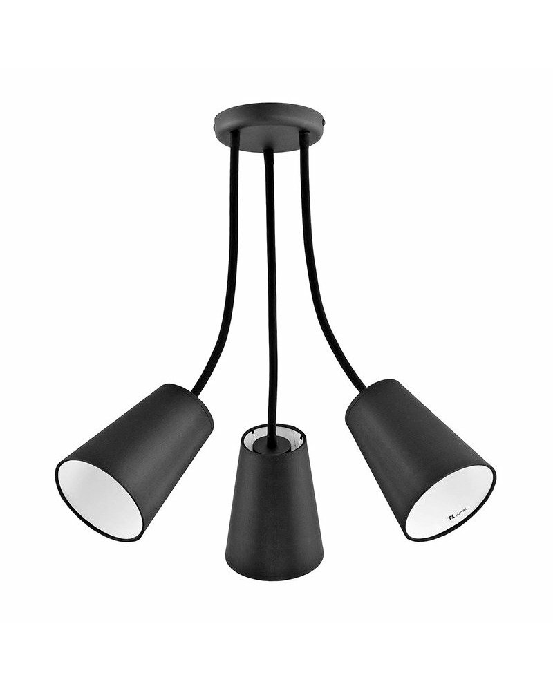Люстра припотолочная TK Lighting 2103 Wire Black Фото 0 Люстра припотолочная TK Lighting 2103 Wire Black цена