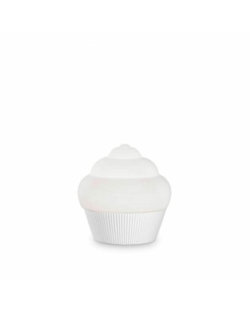 Настільна лампа Ideal Lux 248479 Cupcake TL1 Small Bianco Фото 0 Настільна лампа Ideal Lux 248479 Cupcake TL1 Small Bianco ціна