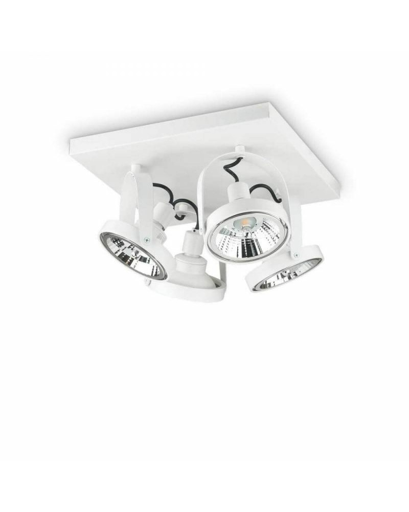 Спот Ideal Lux 229638 Glim PL4 Square Bianco Фото 0 Спот Ideal Lux 229638 Glim PL4 Square Bianco цена
