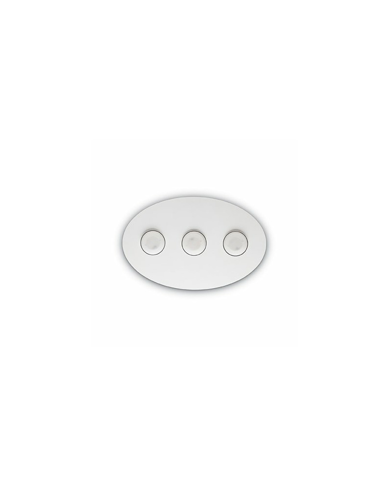 Стельовий світильник Ideal Lux Logos Pl3 Bianco 175768 Фото 0 Стельовий світильник Ideal Lux Logos Pl3 Bianco 175768 ціна