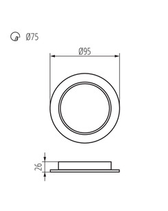 Точечный светильник Kanlux 36510 Tavo LED 1x5W 4000K 400Lm IP20  отзывы