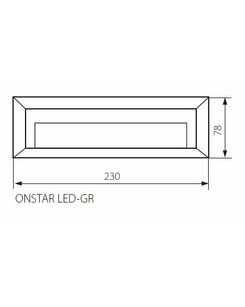Вуличний світильник Kanlux 22760 Onstar led-gr  відгуки