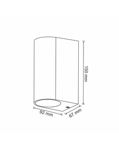 Уличный светильник Goldlux 304599 BOSTON GU10 10W IP44  купить