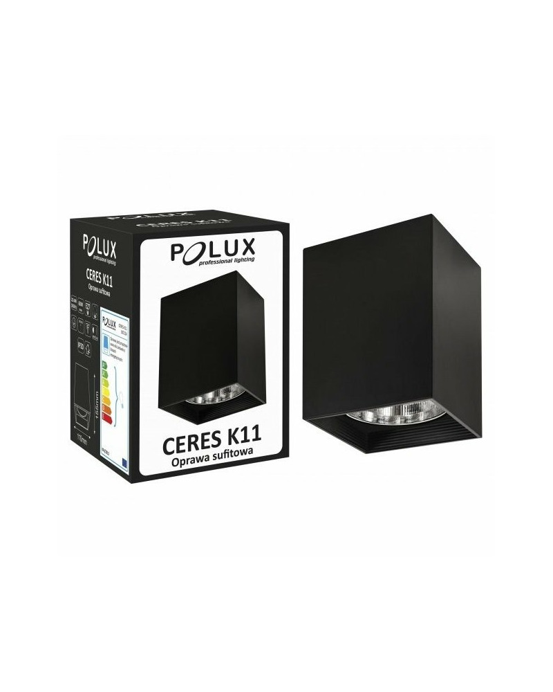 Точковий світильник Goldlux 307224 Ceres E27 1x60W IP20 BK Фото 0 Точковий світильник Goldlux 307224 Ceres E27 1x60W IP20 BK ціна