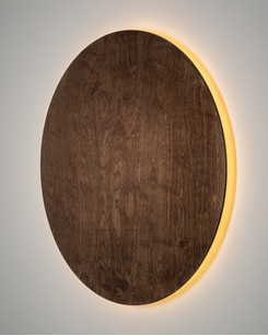 Бра, настінний світильник Nowodvorski 11292 Ring Timber Led XL 1x16W 3000K 290Lm IP20 Brown  купити